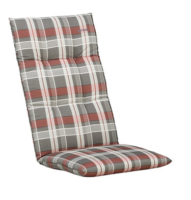 Kettler Auflage für Hochlehner – komfortable Sesselauflage mit Blockkissen und Kreisheftung – 120 cm hohe Polsterauflage aus Baumwolle im Sale